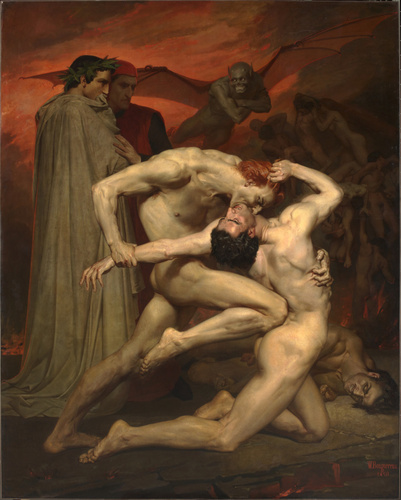 dante and virgil Bouguereau